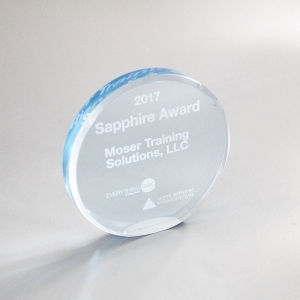 Round shape acrylic award blanks 
